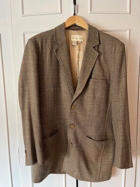The Territory Ahead Brown Glen Plaid Sport Coat
